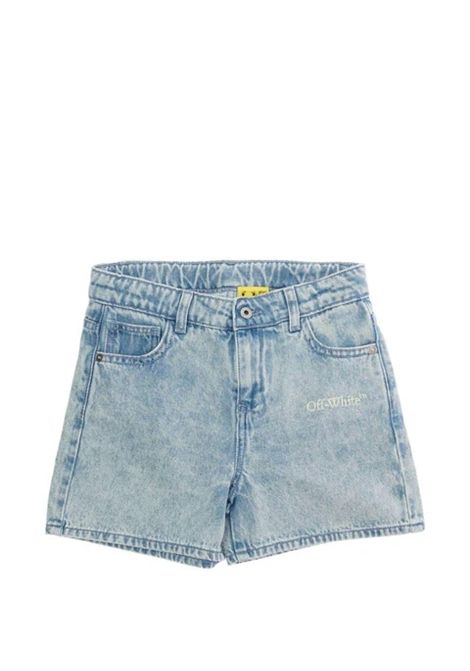 Shorts con logo OFF WHITE KIDS | OGYC004S26DEN001452